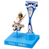 シック ハイドロ5 ホルダースタンド14 進撃の巨人 ミカサ フィギュア付