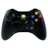 [モンスターハンター フロンティアオンライン推奨] マイクロソフト ワイヤレス ゲーム コントローラーXbox 360 Wireless Controller for Windows リキッド ブラック JR9-00013