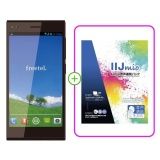 IIJ IIJmio 音声通話パック みおふぉん ( freetel XM / FT142XMBK バンドル版 ) IM-B043+FT142XMBK