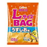 カルビー ポテトチップス Lサイズ うすしお味 135g×12個