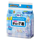 【お試しパック】リリーフ はつらつパンツ まるで下着 ブルー柄 Lサイズ 3枚入り