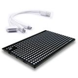 CELLEVO モバイルバッテリー 12000mAh 4in1充電ケーブル付属 薄さ6mm iPhone iPad Galaxy Xperia Android スマホ Wi-Fiルータ対応 大容量 135x205x6mm ブラック US12000N-BKA 【アウトレット数量限定】