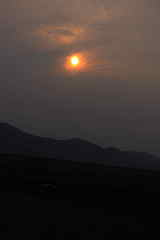 モンゴル1日目・夕日