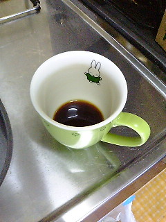 飲みかけのコーヒー
