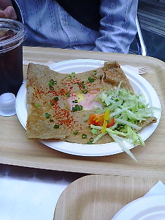 そば粉のクレープ