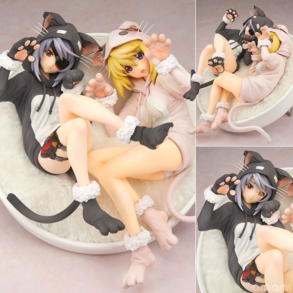 新作フィギュア　IS 〈インフィニット・ストラトス〉 ラウラ＆シャル ネコミミパジャマ 1/7