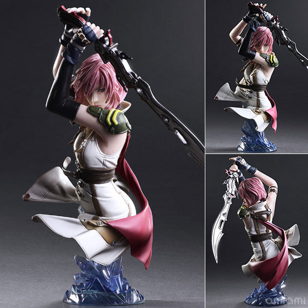 新作フィギュア　STATIC ARTS BUST FINAL FANTASY XIII ライトニング スタチュー