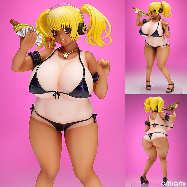 新作フィギュア　すーぱーぽちゃ子 日焼け水着Ver. 1/8