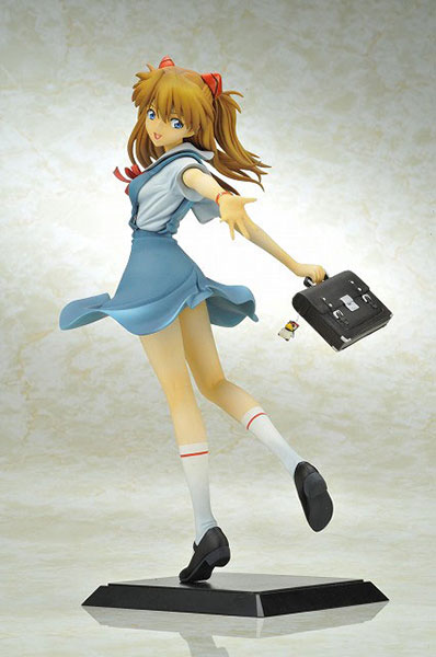 新作フィギュア　ヱヴァンゲリヲン新劇場版 式波・アスカ・ラングレー 制服Ver 1/6