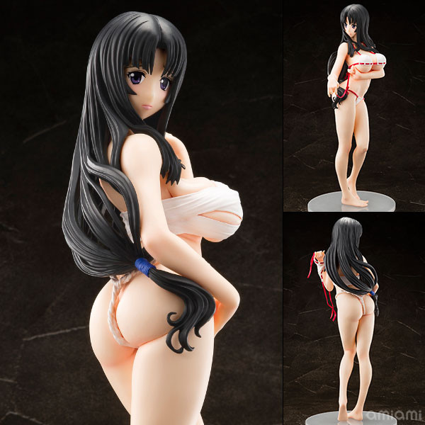 新作フィギュア　クイーンズブレイド 美しき闘士たち 武者巫女トモエ 禁断の…巫女着せ替えフィギュア 1/6