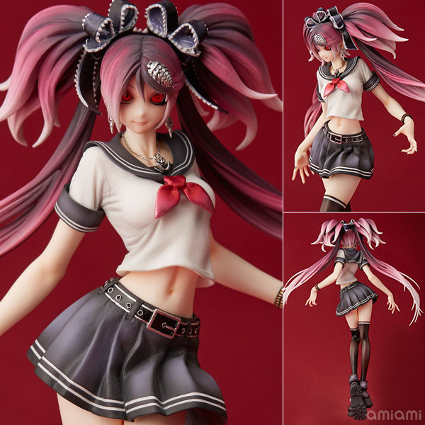 新作フィギュア　Hdge technical statue No.13 石灰詩絵美(シーエ セーラー服ver.)
