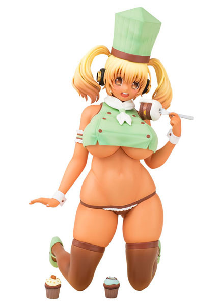 新作フィギュア　すーぱーぽちゃ子 生フィギュア パティシエ・チョコミントVer. 1/6