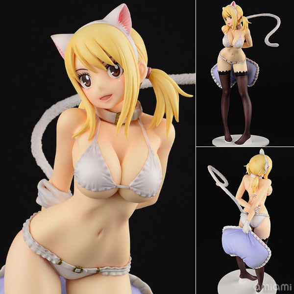新作フィギュア　FAIRY TAIL ルーシィ・ハートフィリア・白猫Gravure_Style 1/6