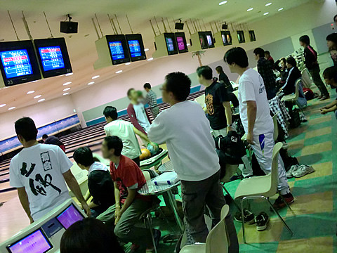 鷲宮体育大会 ボウリング大会の様子