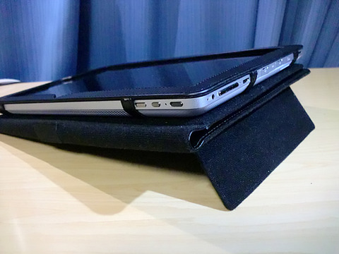 eee slate EP121 専用ケーススタンド縦画面