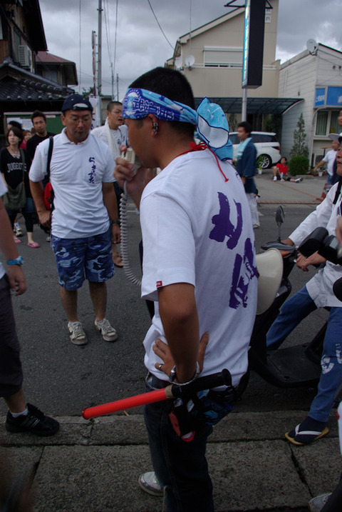 土師祭2011 (17:51) 掛け声担当もスタンバイ