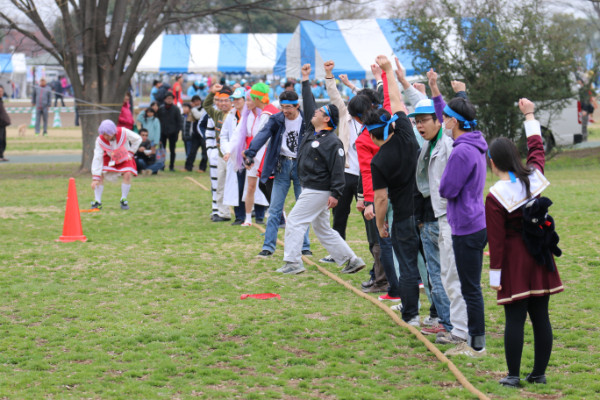 萌フェス「萌輪ぴっく」ドン引き綱引き 久喜マラソン