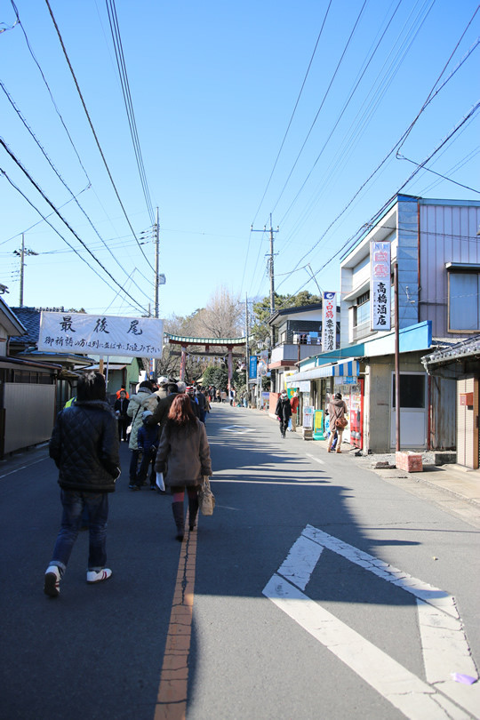 2014年1月2日の鷲宮神社初詣列2