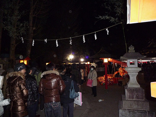 鷲宮神社 2010年1月1日初詣の様子
