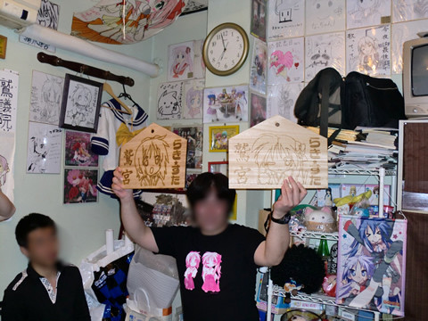 かがみ&つかさ特大絵馬型オブジェ