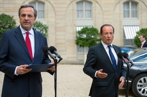 オランド大統領_サマラス首相