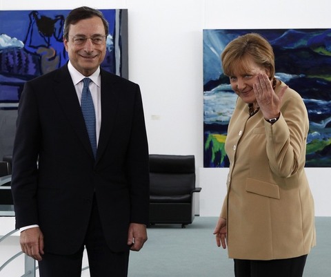 メルケル首相_ドラギ総裁