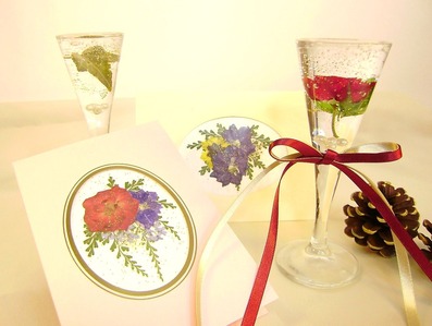 押し花体験会　2010 12／7
