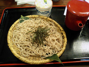 榑木野 駅舎店 ざる蕎麦