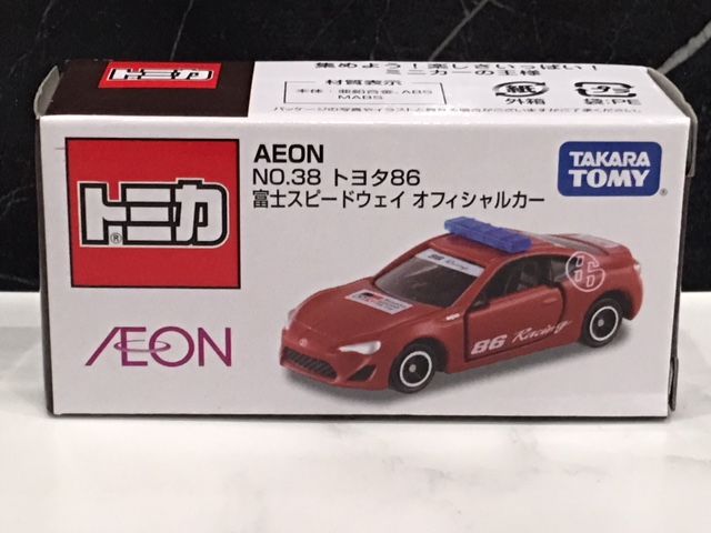 イオンオリジナルトミカ No.38 トヨタ86 富士スピードウェイ