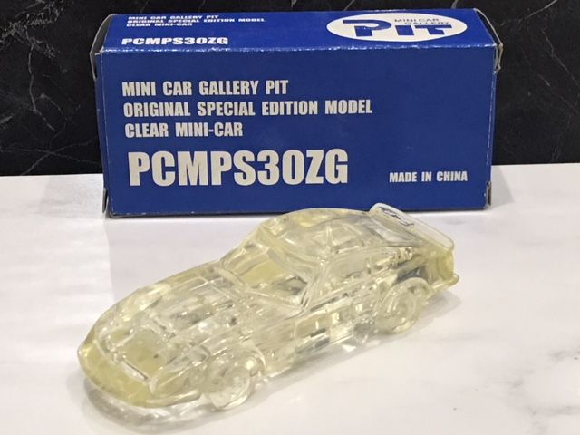 クリスタルカー ミニカー 透明ガラス Hot Wheels Blitzspeeder Clear Yellow & Purple Windows from