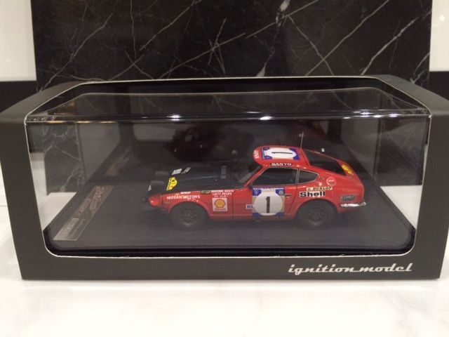 イグニッションモデル　1/43 #0964 1/43 ignition model Datsun 240Z(#1) 1973 Safari : FAIRLADY Z fan