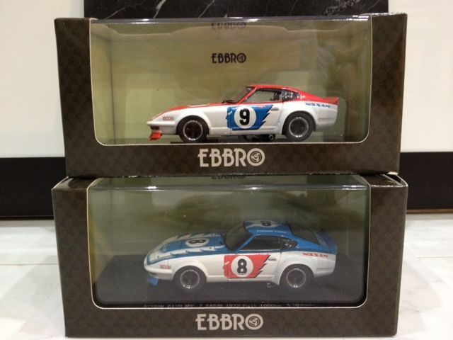 エブロ 1/43 日産 フェアレディ Z 240ZR 1973 富士1000km #9