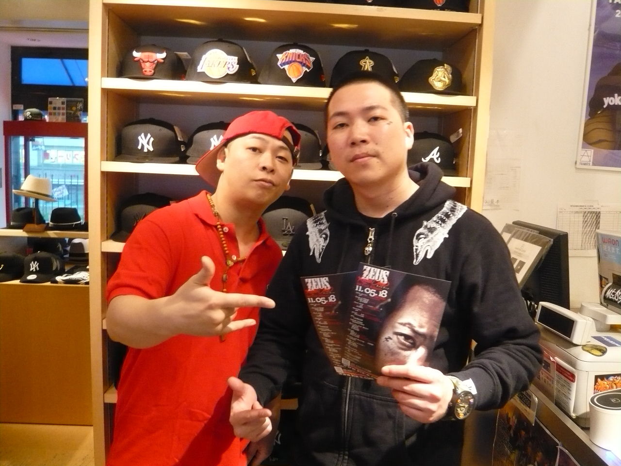 THUG FAMILY TOP氏＆YDC ZEUS氏ご来店！！ : FAMES（フェイムス）BLOG