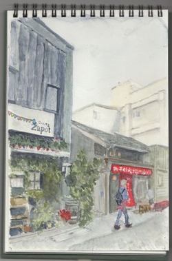 北千住 千住街道 20161119
