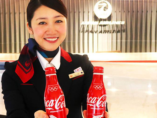 10月28日開催 コカ・コーラ 東京2020 オリンピック JAL限定モデル缶 