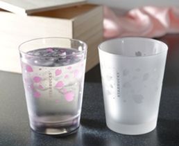 スターバックス目黒店＆スタバオンライン限定 さくら2014グラスセット 