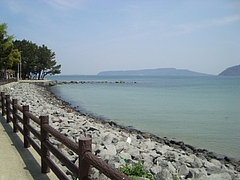 海岸にて2