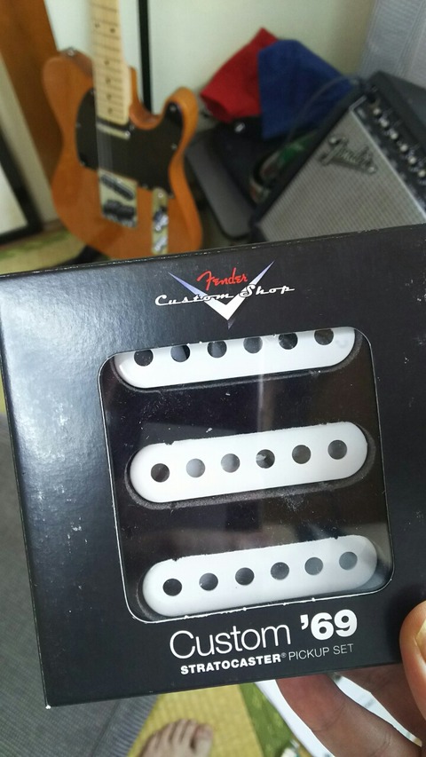 fenderメキシコボディ　pure vintage 64ピックアップ換装 Fender USA PURE VINTAGE '64 TELECASTER PICKUP SET