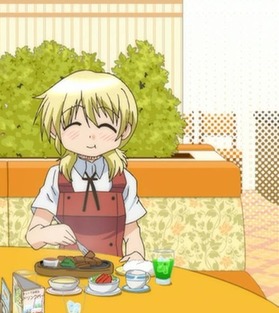 ひだまりスケッチ ステーキ