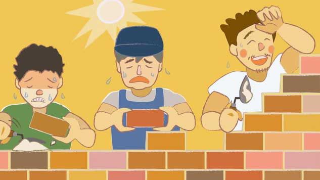 目標 目的 レンガ