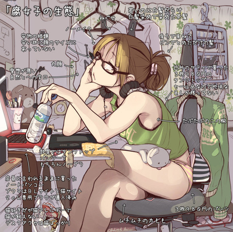 二次　露出 腐女子は黒髪で清楚」という噂は本当か？ : ゲーム攻略のまるはし