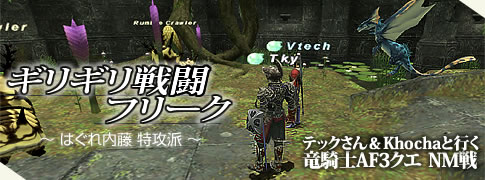 ギリギリ戦闘フリーク - テックさんと行く竜AF3 NM戦