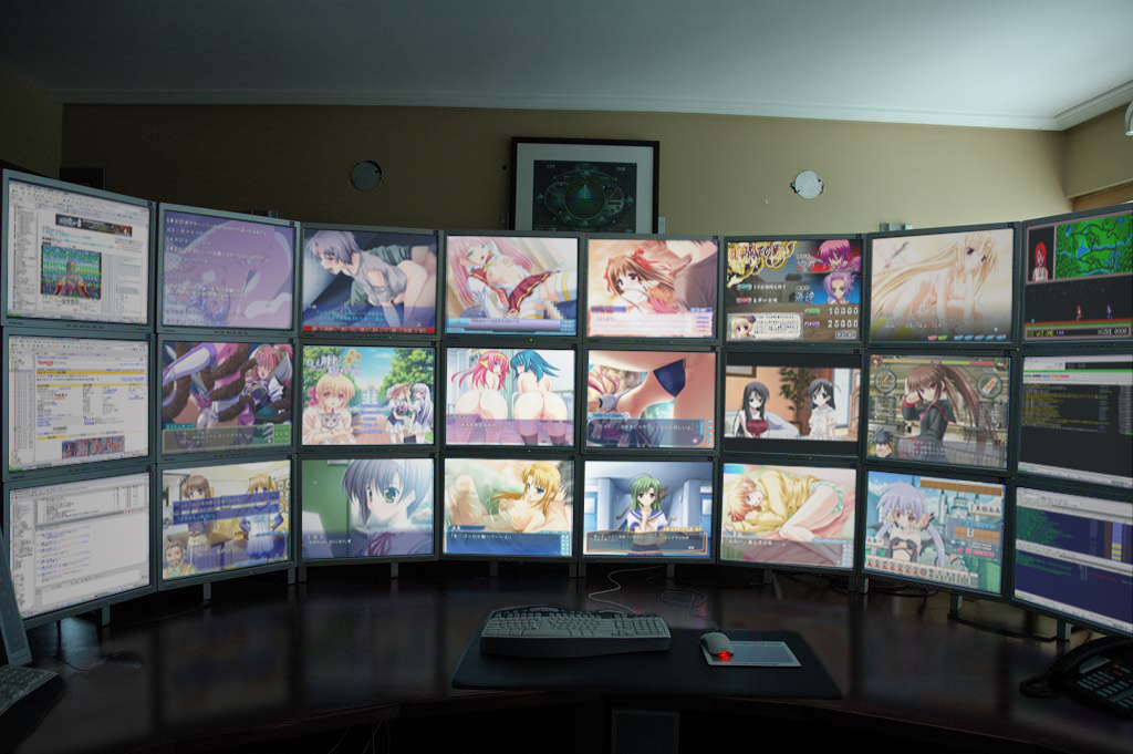 裏ごみ日記22インチ モニターアーム