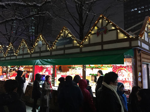 ミュンヘン・クリスマス市に出店のGLASS GALLERY