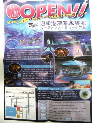深海水族館チラシ
