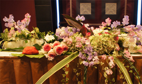 2014marchウエディング装花
