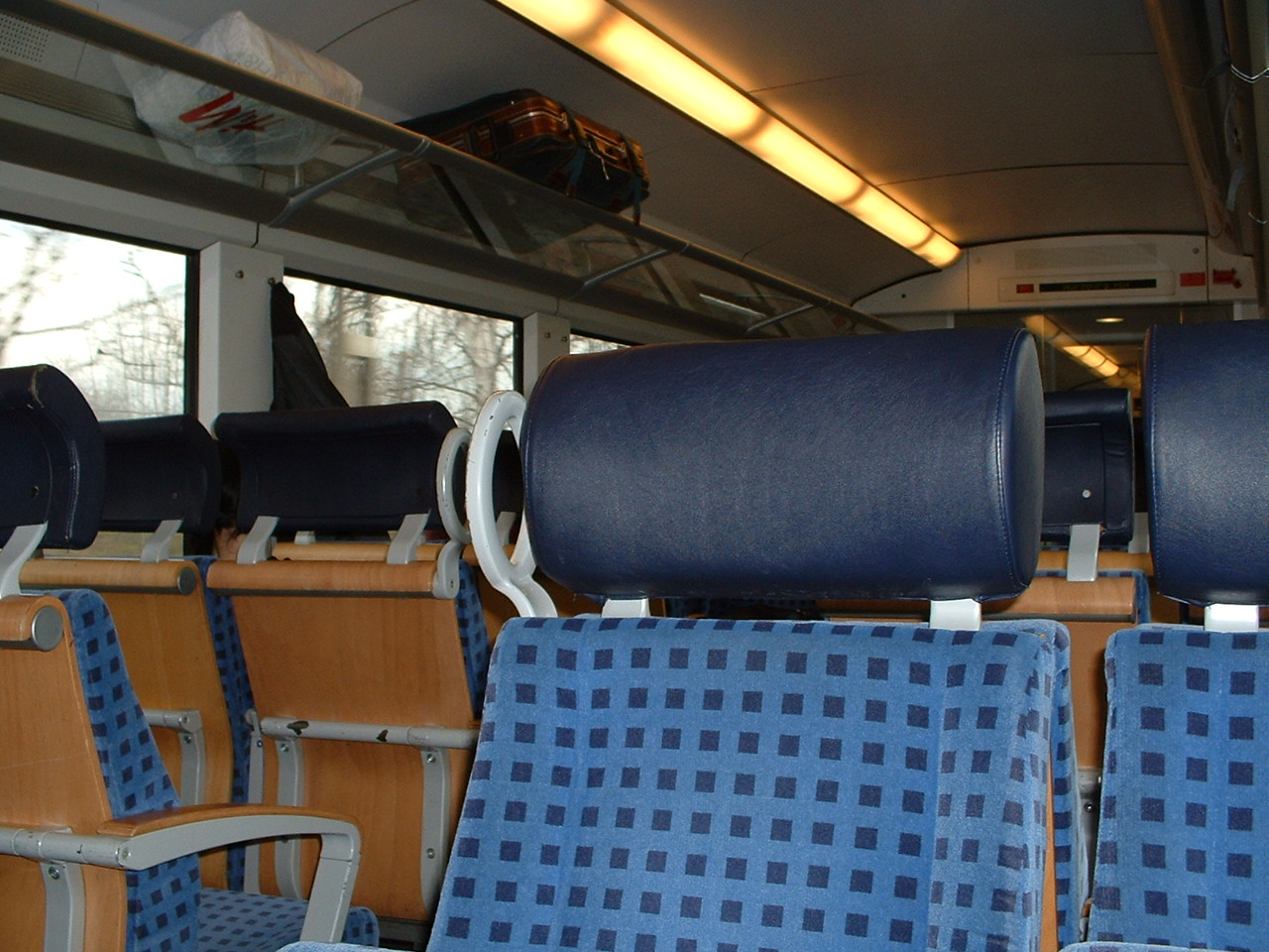 Inside of RE Train 2nd Class