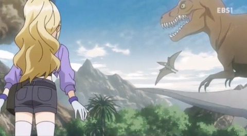 05-7ティラノサウルスとプテラノドン