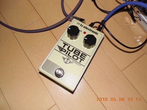 tc electronic TUBE PILOT + 真空管変更 TC ELECTRONIC TUBE PILOT OVERDRIVEは真空管12AX7搭載の