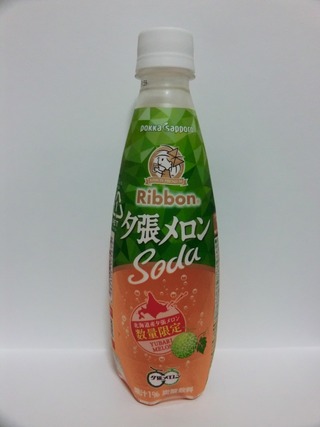 ポッカサッポロ リボン 夕張メロンソーダ petボトル 410ml softdrink nomu